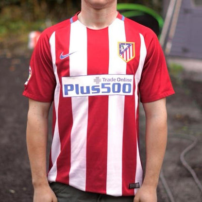 2016/17 Atletico Madrid Home Shirt by Nike - Griezmann #7. Size Medium