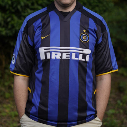 2002/03 Inter Milan Home Shirt by Nike - Crespo #9. Size XL