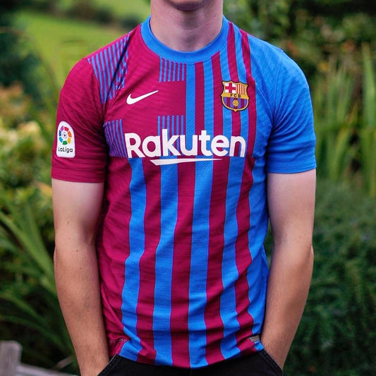 2021/22 Barcelona Home Shirt by Nike (Player Spec). Size Small