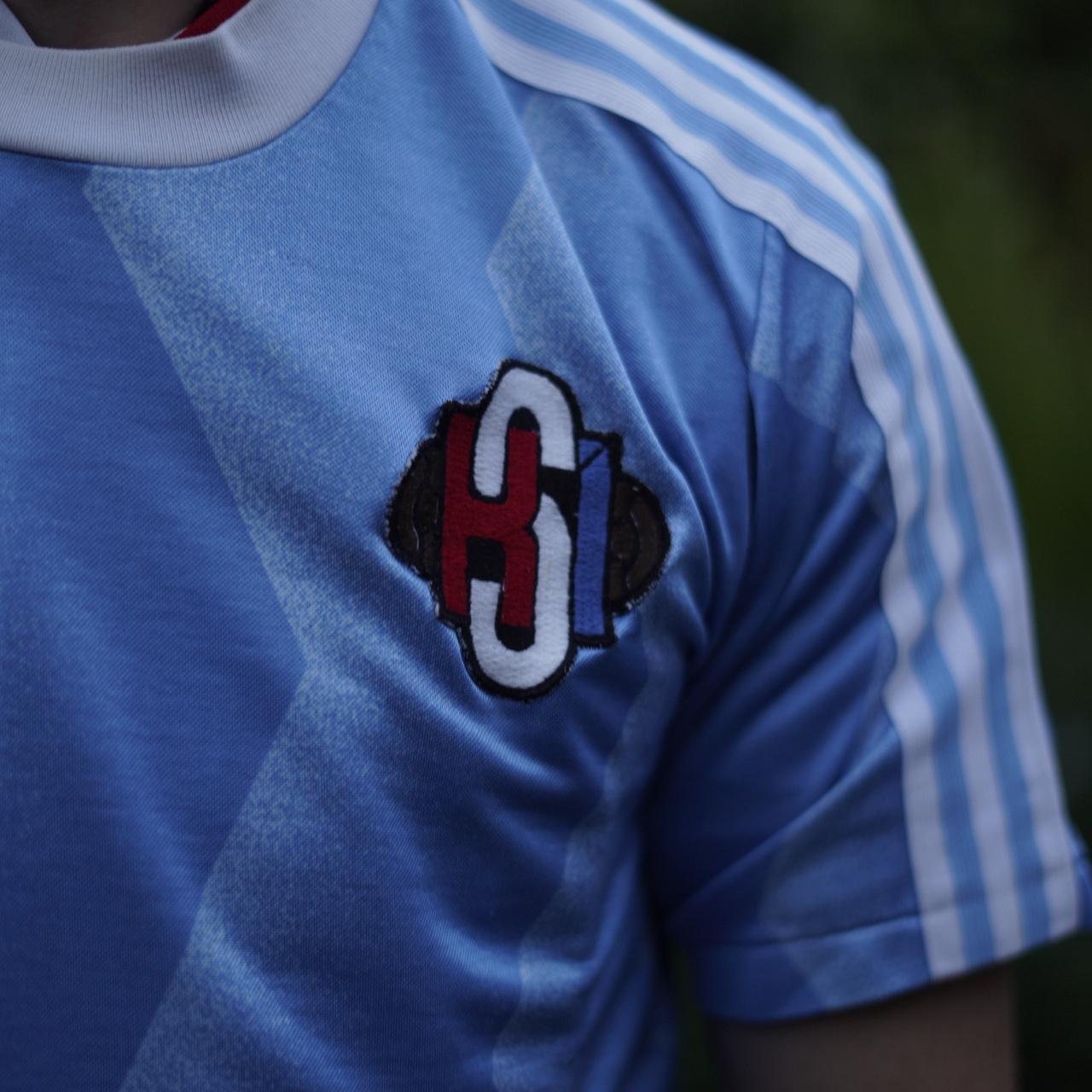 1980's Iceland Away Shirt by Adidas. Size Medium
