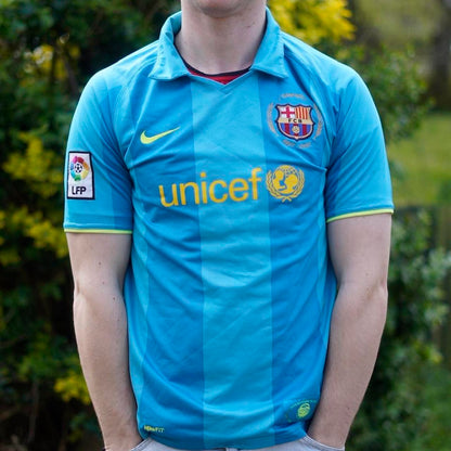 2007/08 Barcelona Away Shirt by Nike. Size XS