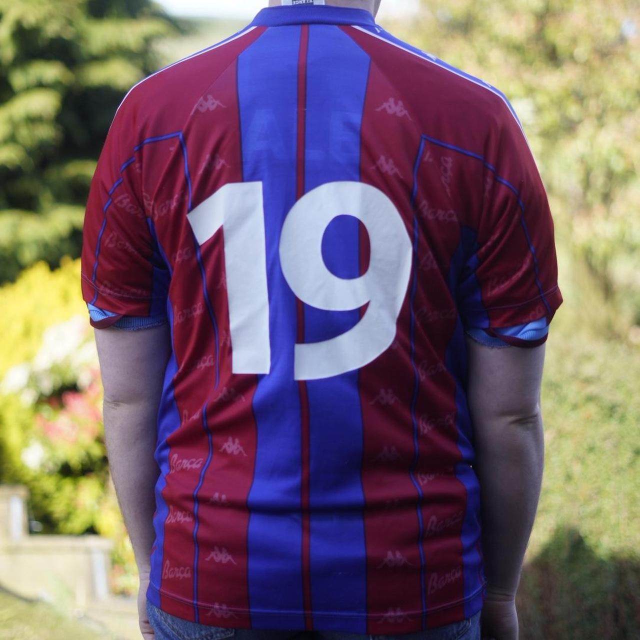 1997/98 Barcelona Home Shirt by Kappa. Size XL