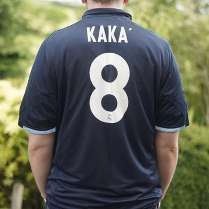 2009/10 Real Madrid Away Shirt by Adidas - Kaka #8. Size XL