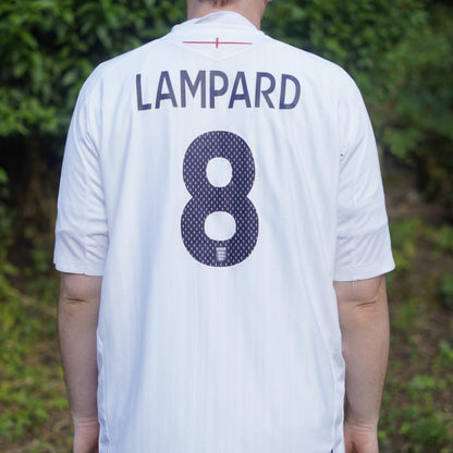 2008 England Home Shirt by Umbro - Lampard #8. Size XL