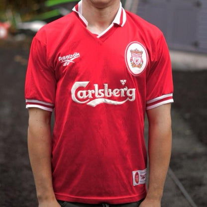 1996/98 Liverpool Home Shirt by Reebok. Size Small