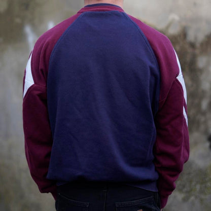 'Stripes' Adidas centre logo sweatshirt. Size Medium