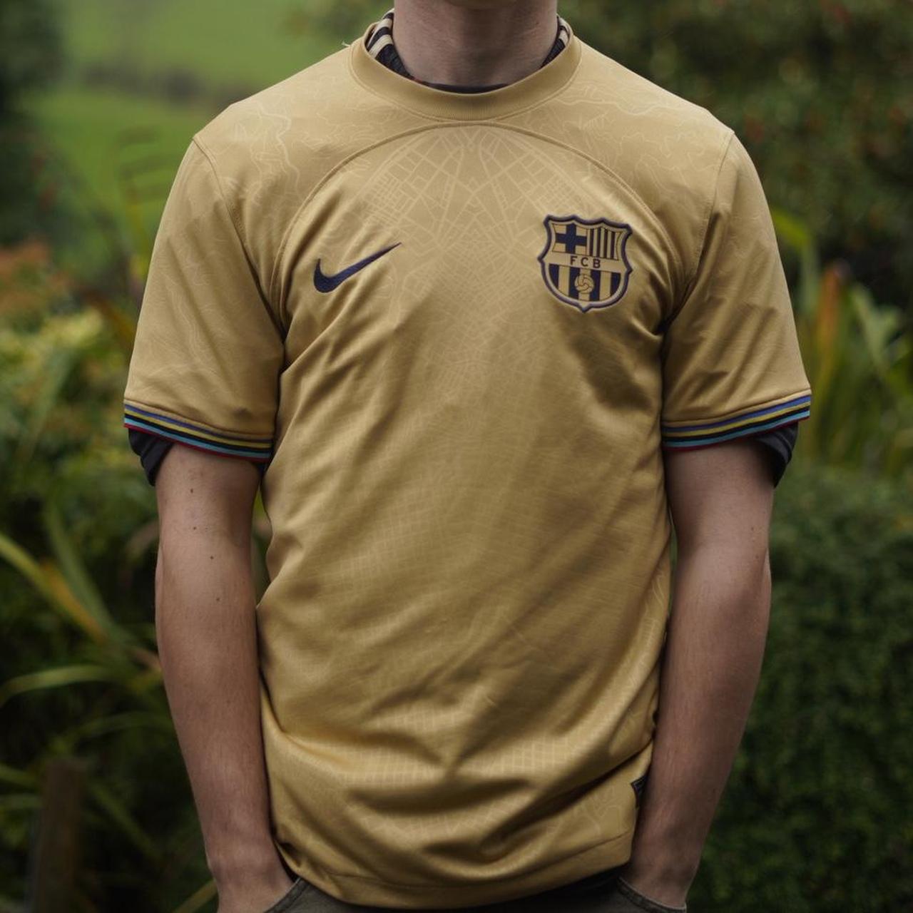 2022/23 Barcelona Away Shirt by Nike. Size Small