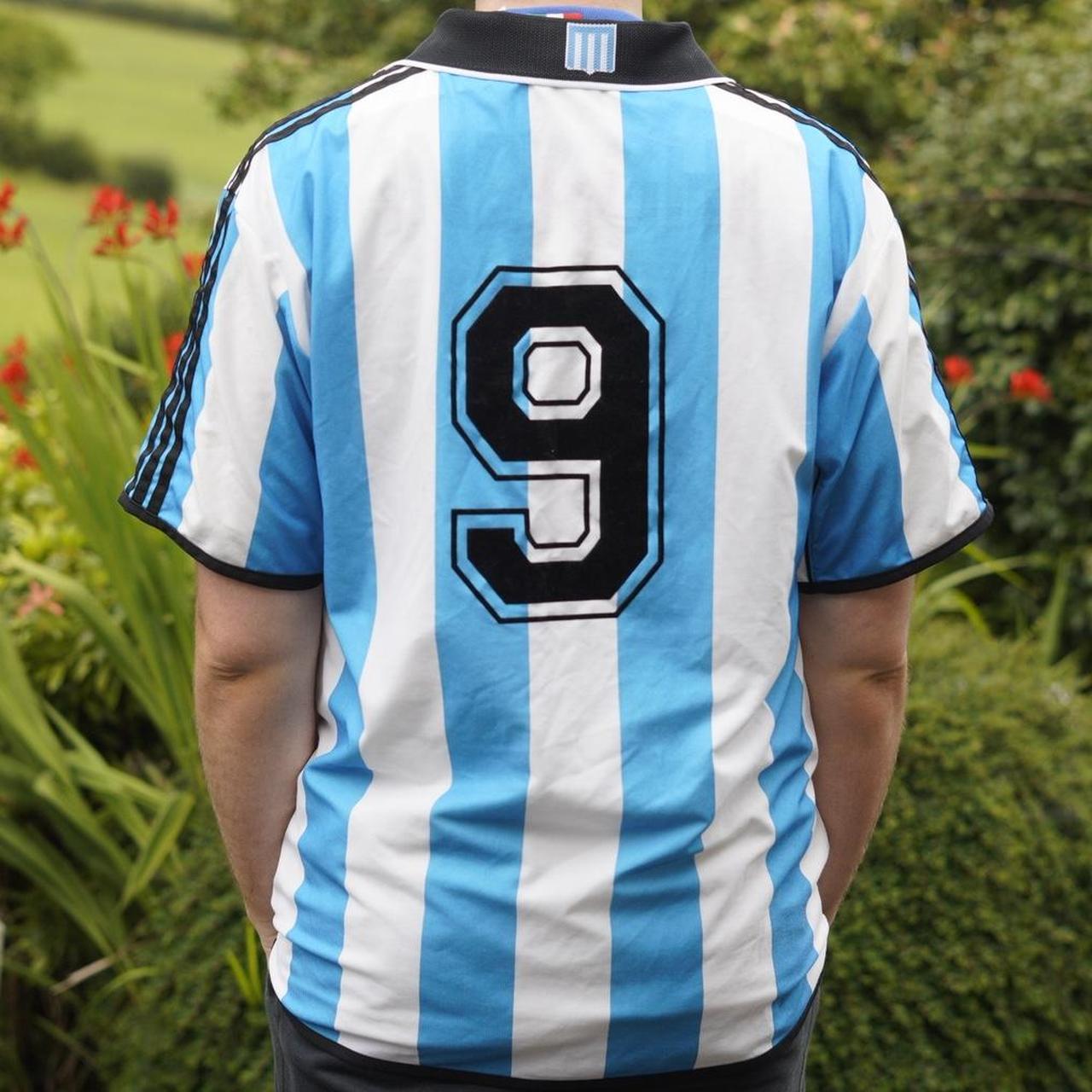 2000/01 Racing Club Home Shirt by Adidas. Size XL