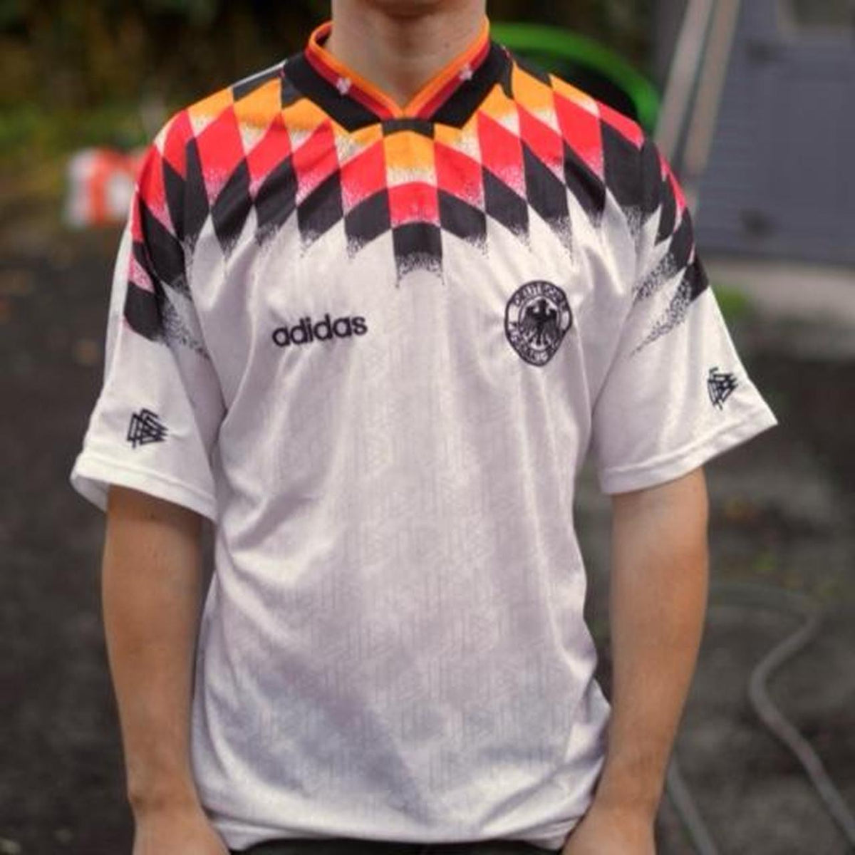 1994 Germany Home Shirt by Adidas. Size Medium