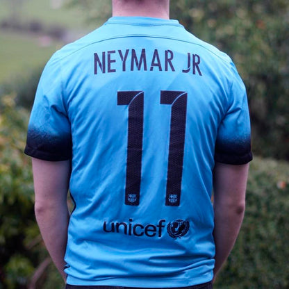 2015/16 Barcelona Third Shirt by Nike - Neymar Jr #11. Size Small