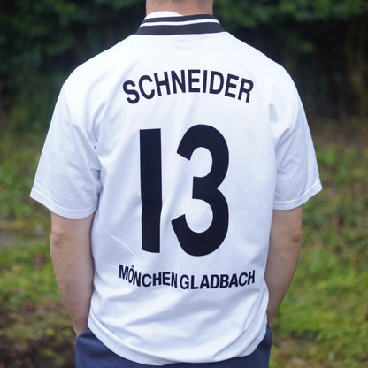 1996/97 Borussia Mönchengladbach Home Shirt by Reebok - Schneider #13. Size Large