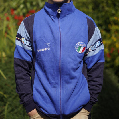 1986 Italy Training Jacket by Diadora. Size Medium