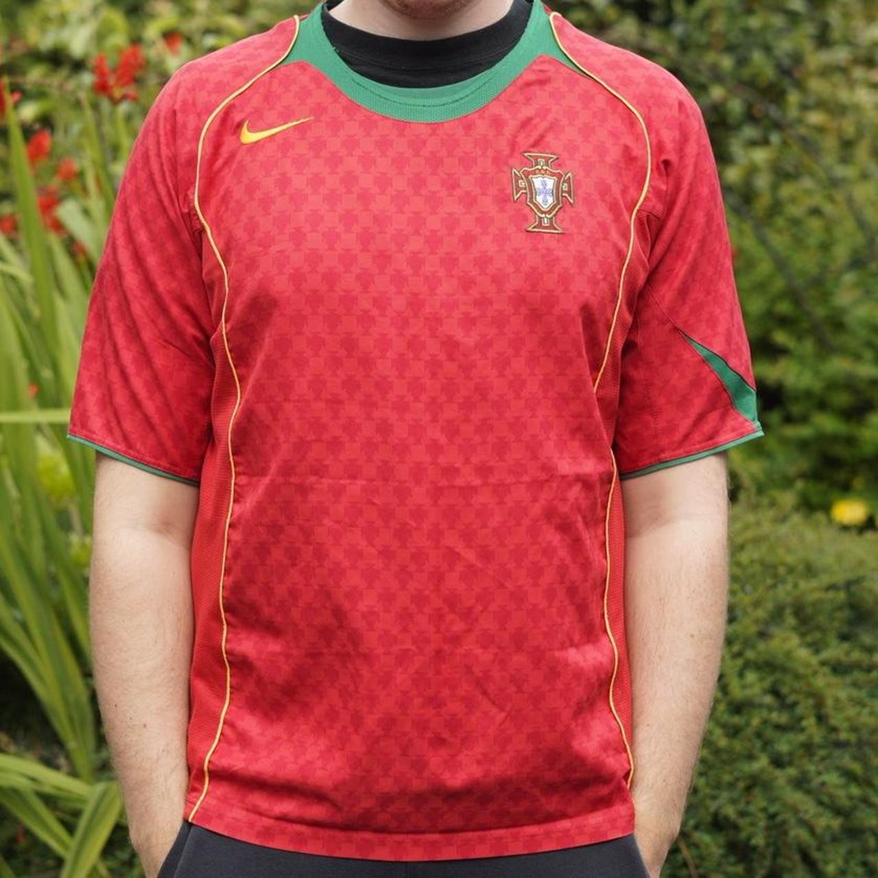 2004 Portugal Home Shirt by Nike. Size XL