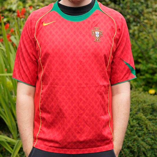 2004 Portugal Home Shirt by Nike. Size XL