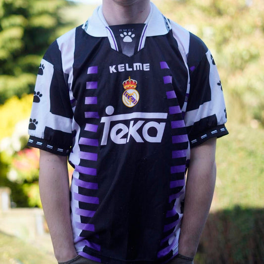 1997/98 Real Madrid Third Shirt by Kelme. Size Medium