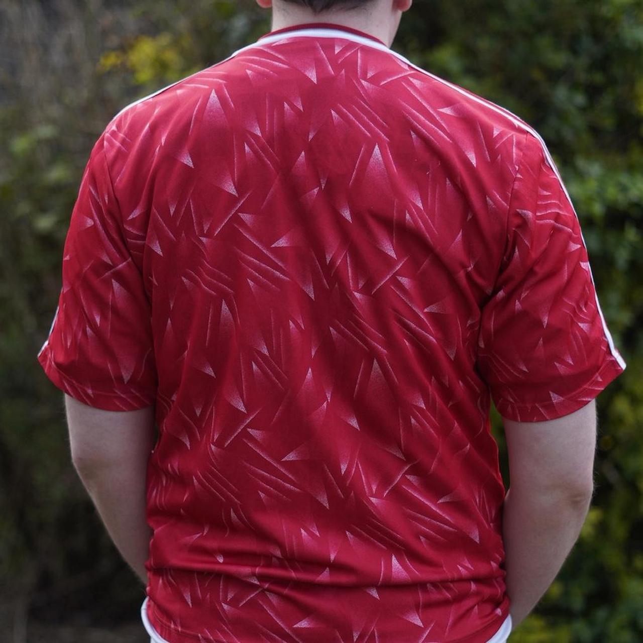 1989-91 Liverpool Home Shirt by Adidas. Size XL