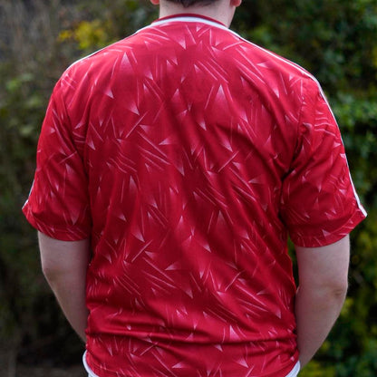 1989-91 Liverpool Home Shirt by Adidas. Size XL
