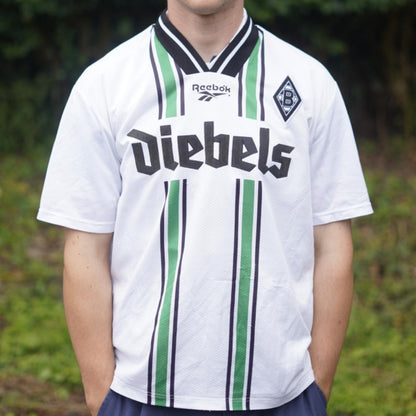 1996/97 Borussia Mönchengladbach Home Shirt by Reebok - Schneider #13. Size Large
