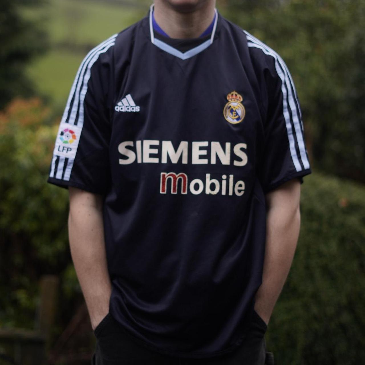 2003/04 Real Madrid Away Shirt by Adidas. Size Medium