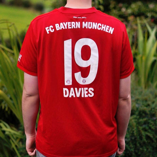 2019/20 Bayern Munich Home Shirt by Adidas - Davies #19. Size XXL