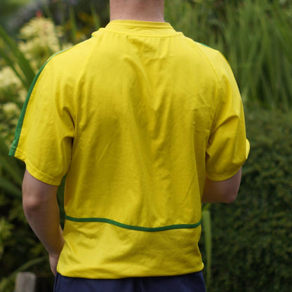 2002 Brazil Home Shirt by Nike. Size Small