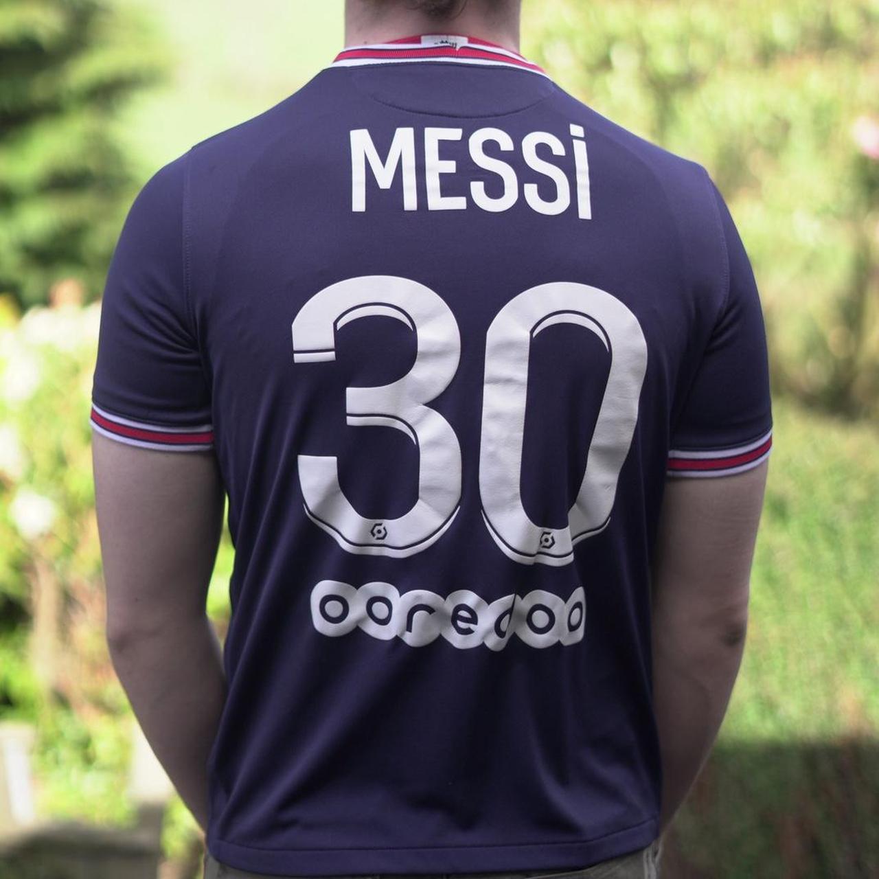 2020/21 Paris Saint Germain Home Shirt by Nike - Messi #30. Size XS