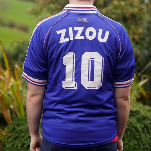1998 France Home Shirt by Adidas - Zizou #10. Size Large