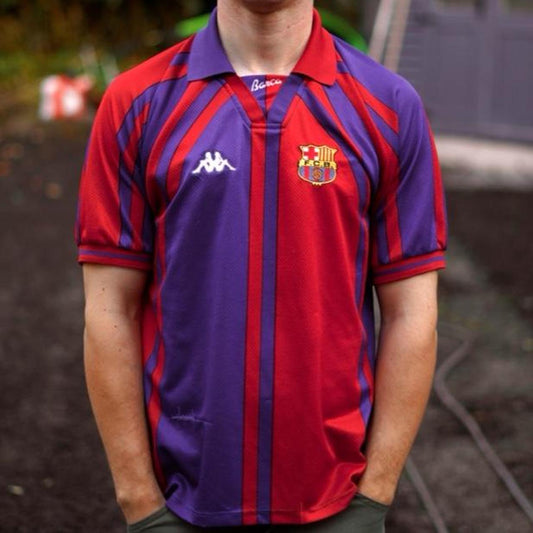 1997/98 Barcelona European Home Shirt by Kappa. Size Medium