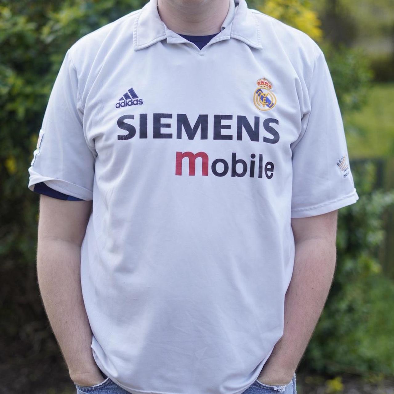 2002/03 Real Madrid Home Shirt by Adidas - Zidane #5. Size XL